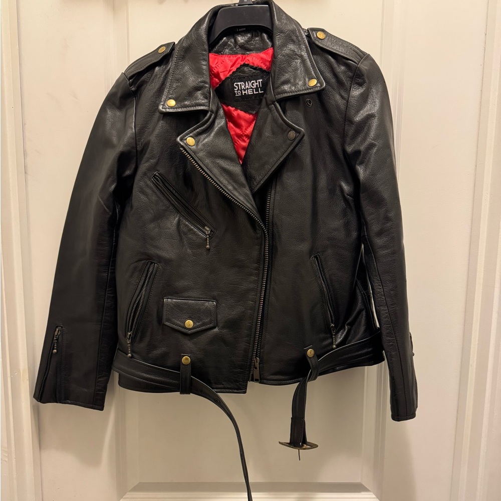 Straight To Hell Commando leather jacket.
